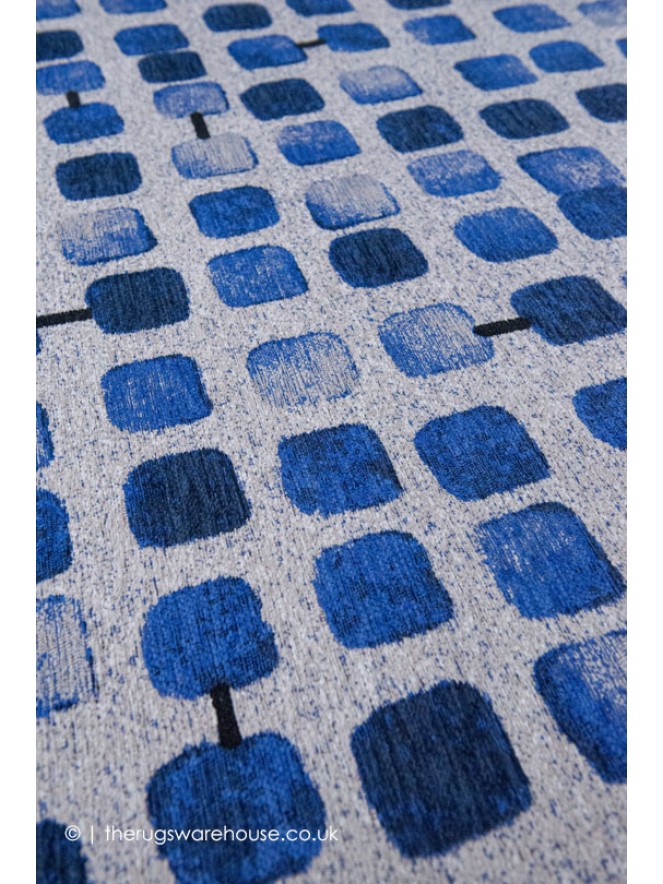 Cobblestone Blue Rug - 9