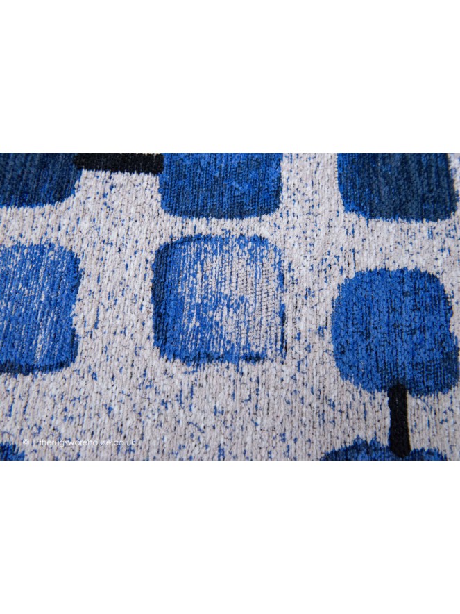 Cobblestone Blue Rug - 11