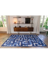 Kuba Ultramarine Rug - Thumbnail - 2