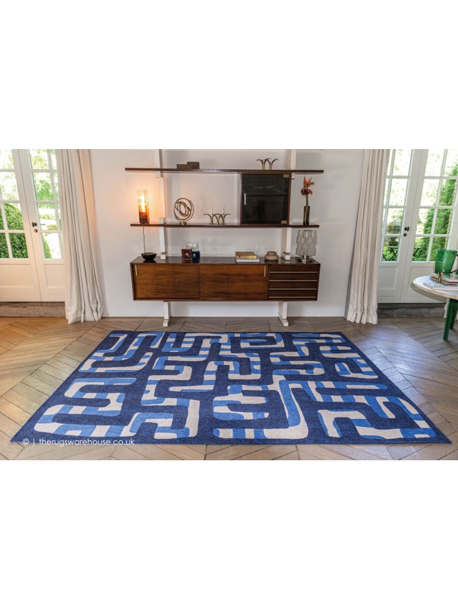 Kuba Ultramarine Rug - 2