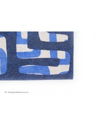 Kuba Ultramarine Rug - Thumbnail - 3