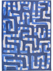 Kuba Ultramarine Rug - Thumbnail - 7