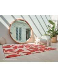 Papercut Rust Rug - Thumbnail - 2