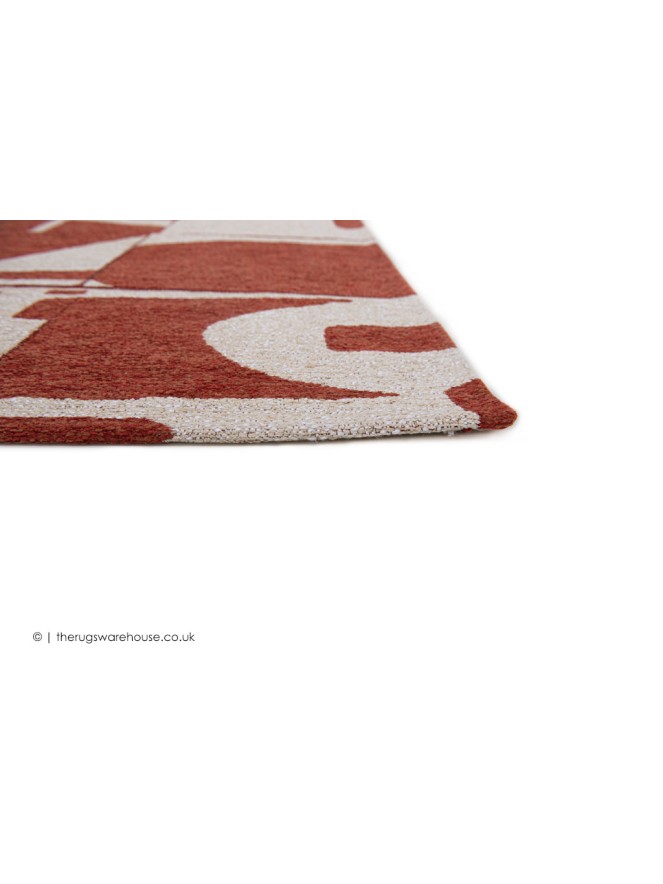 Papercut Rust Rug - 3