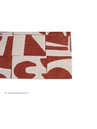 Papercut Rust Rug - Thumbnail - 4