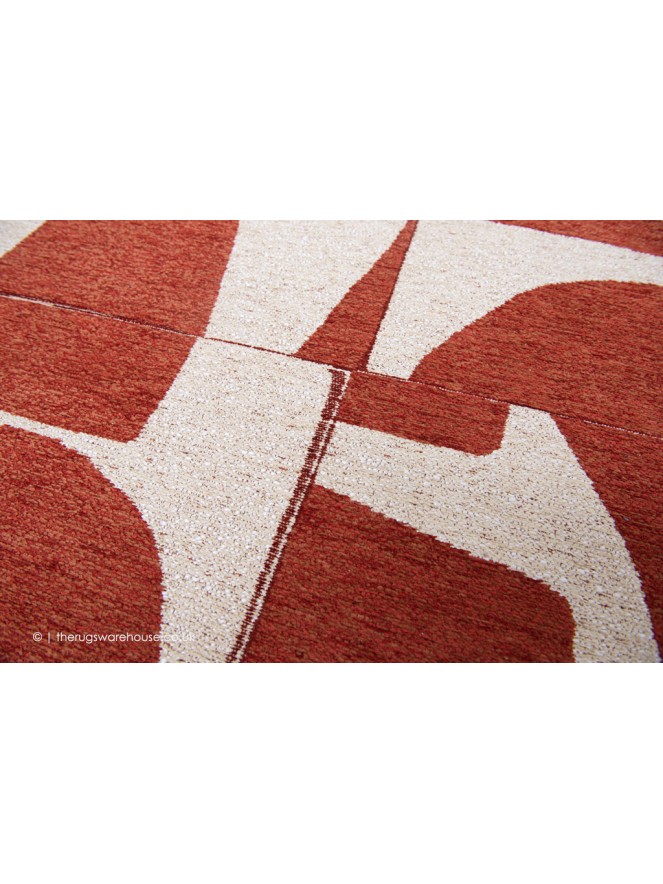 Papercut Rust Rug - 8