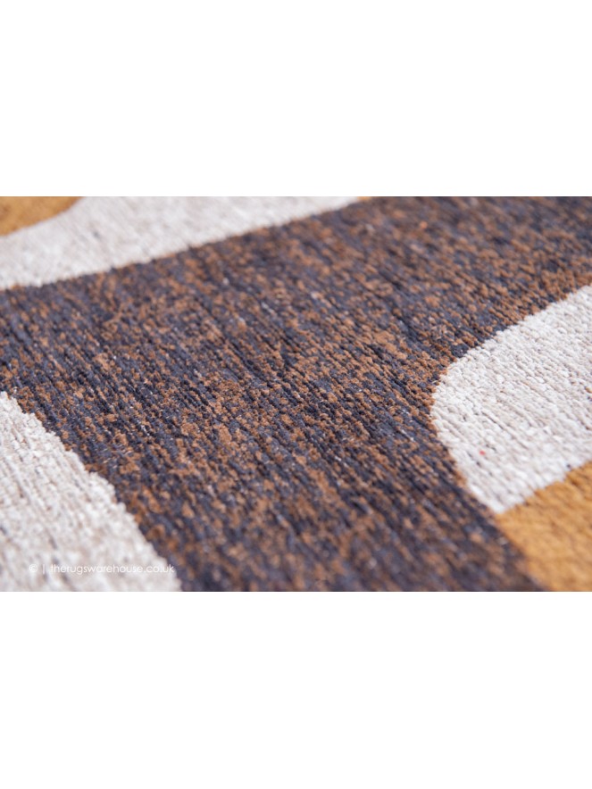 Kuba Bison Circle Rug - 5