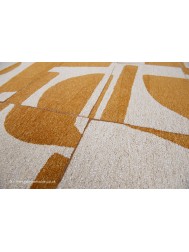 Papercut Gold Circle Rug - Thumbnail - 4