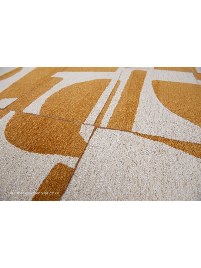 Papercut Gold Circle Rug - 4