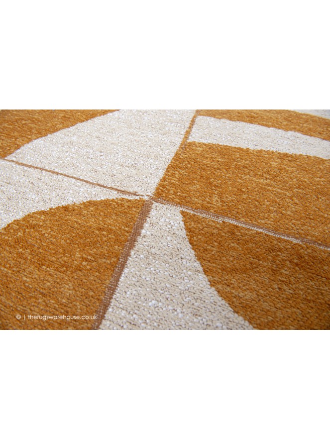 Papercut Gold Circle Rug - 6