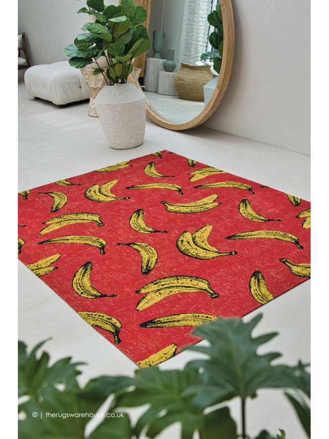 Banana Red Rug - 2