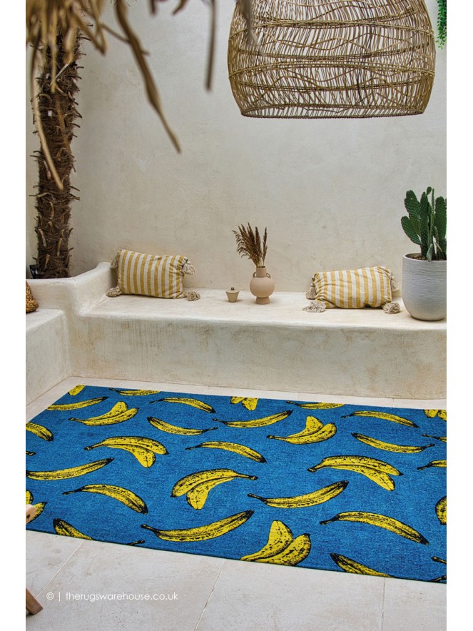 Banana Blue Rug - 2