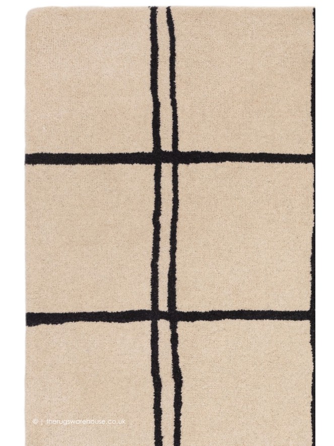 Albany Grid Monochrome Rug - 4