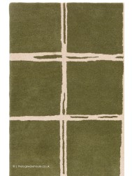 Albany Grid Olive Rug - Thumbnail - 4