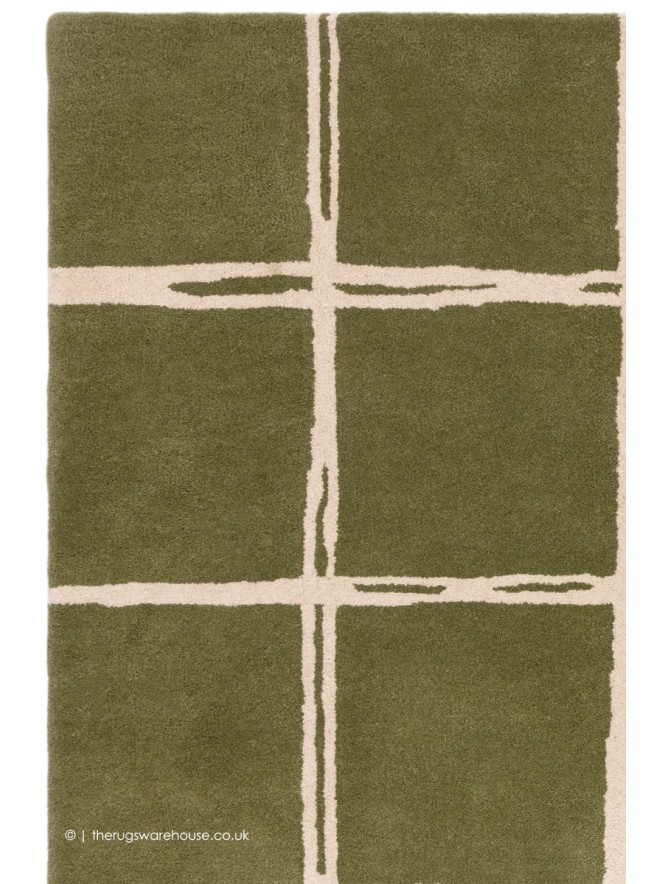 Albany Grid Olive Rug - 4