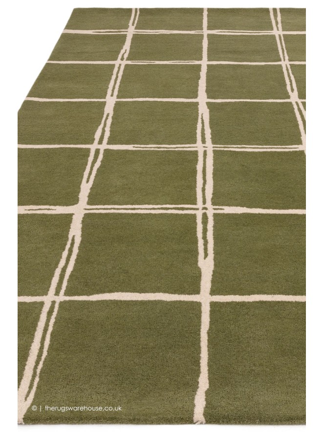 Albany Grid Olive Rug - 6