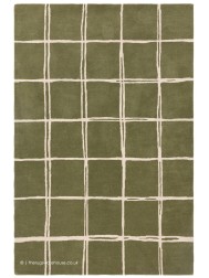 Albany Grid Olive Rug - Thumbnail - 7