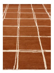 Albany Grid Rust Rug - Thumbnail - 8