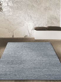 Melbourne Black Rug | Plain Reversible Wool Rug | Large Area Rug | The ...