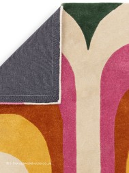 Romy Retro Pink Rug - Thumbnail - 5