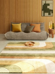 Romy Retro Green Rug - Thumbnail - 2