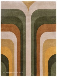 Romy Retro Green Rug - Thumbnail - 7