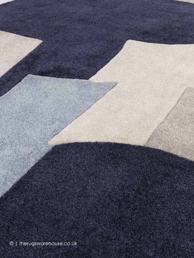 Romy Elements Blue Rug - 3