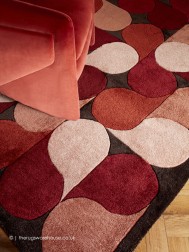 Romy Jive Red Rug - Thumbnail - 3