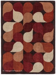 Romy Jive Red Rug - Thumbnail - 8