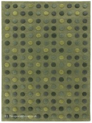 Dotty Green Rug - Thumbnail - 7