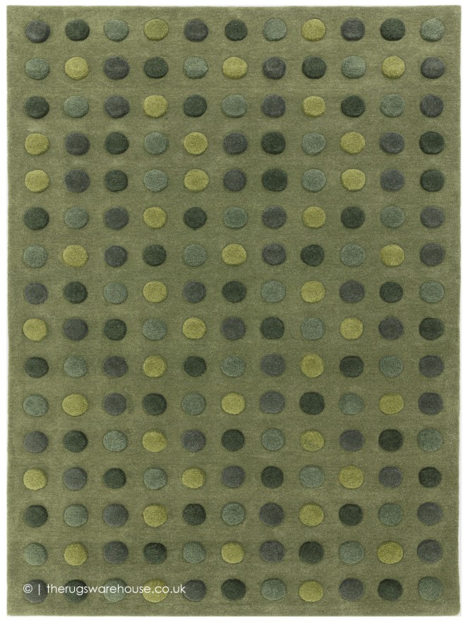 Dotty Green Rug - 7