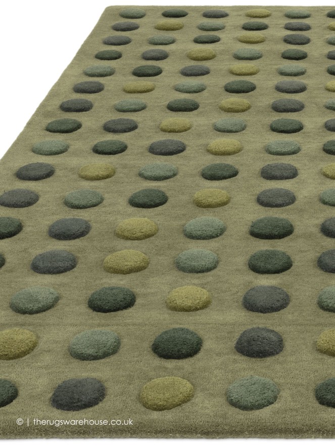 Dotty Green Rug - 6