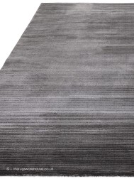 Kuza Stripes Charcoal Rug - Thumbnail - 6