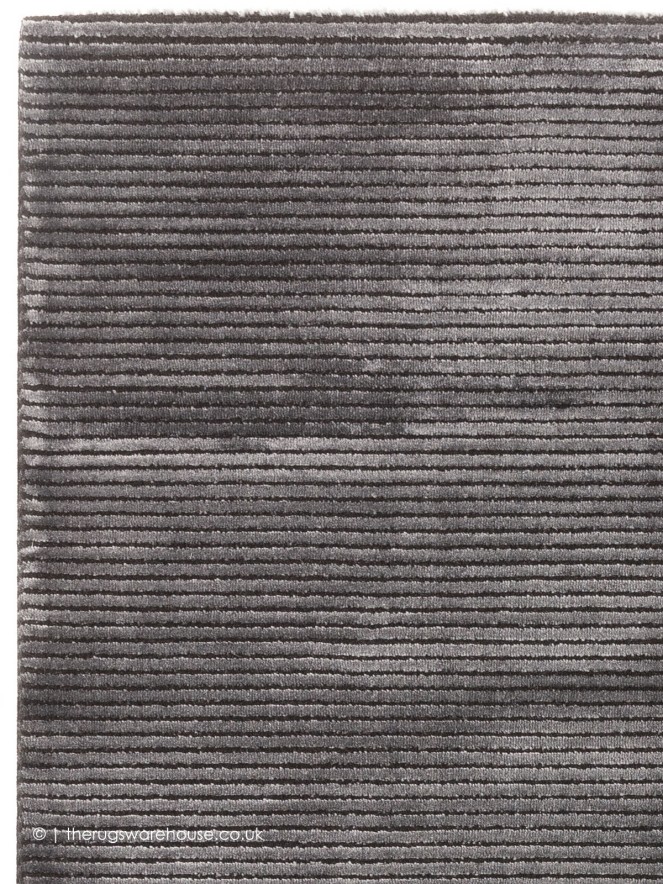 Kuza Stripes Charcoal Rug - 3