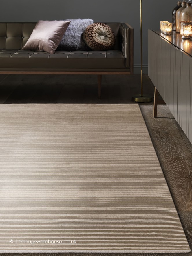 Kuza Stripes Beige Rug - 2