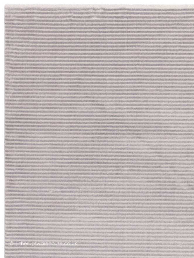 Kuza Stripes Silver Rug - 3