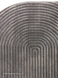 Kuza Shape Charcoal Rug - Thumbnail - 3