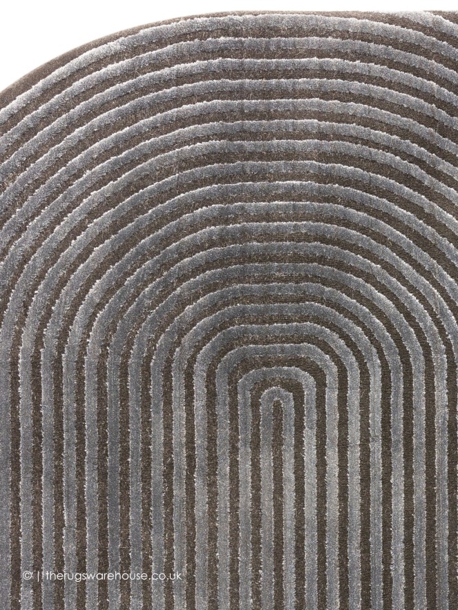 Kuza Shape Charcoal Rug - 3