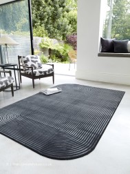 Kuza Shape Navy Rug - Thumbnail - 2