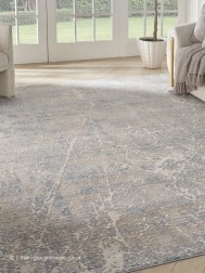 Exhale Beige Blue Rug - Thumbnail - 2