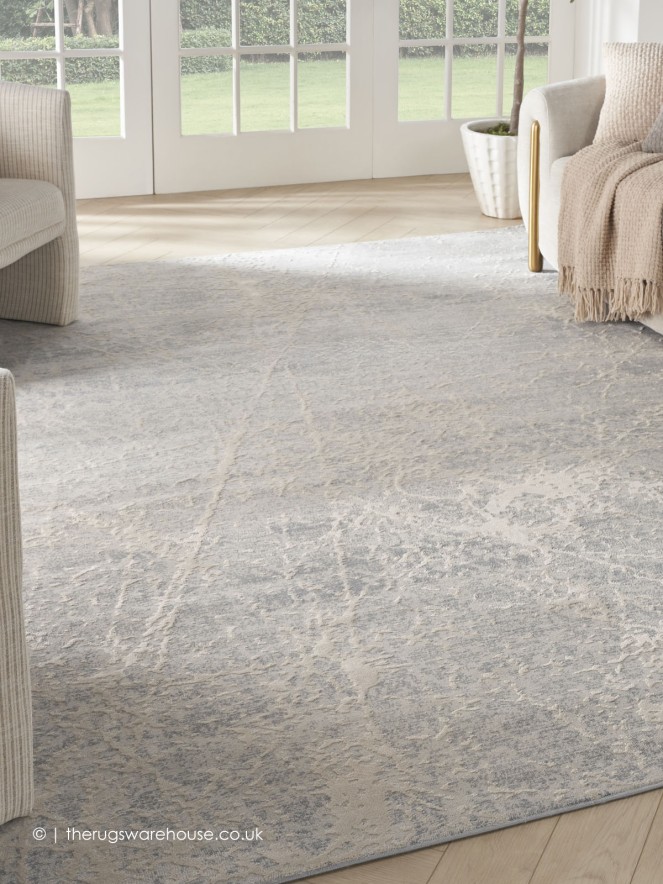 Exhale Ivory Grey Rug - 2