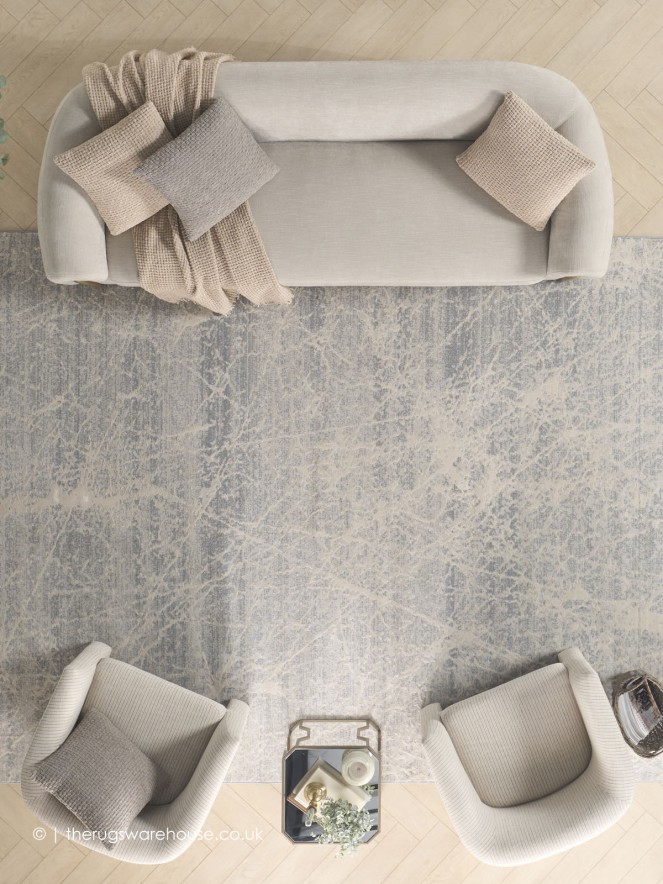 Exhale Ivory Grey Rug - 4