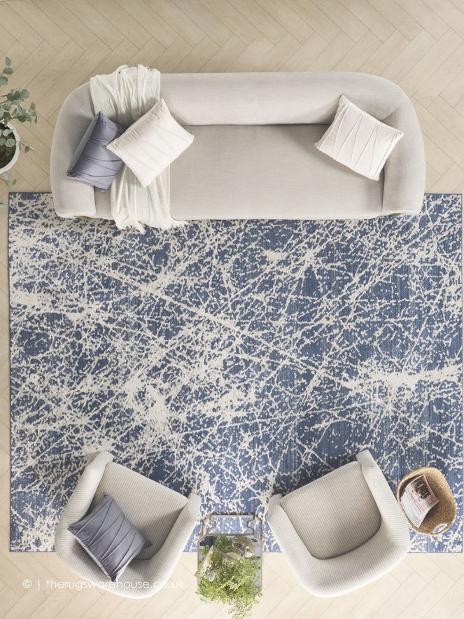 Exhale Navy Ivory Rug - 4