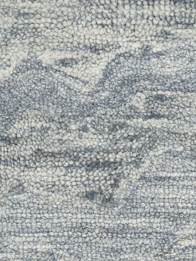 Graceful Blue Rug - 6