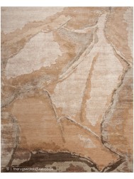 Silk Shadows Beige Silver Rug - Thumbnail - 8