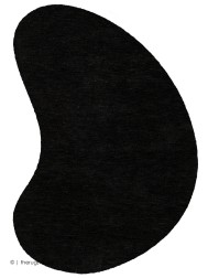 Comfy Bean Black Rug - Thumbnail - 6