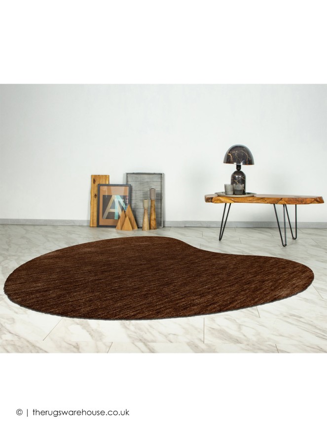 Comfy Bean Brown Rug - 2