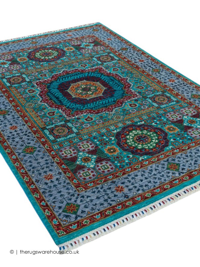 Fine Afghan 8474 Rug - 2