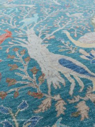 Peacock Blue Rug - Thumbnail - 7