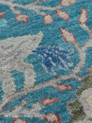 Peacock Blue Rug - Thumbnail - 9